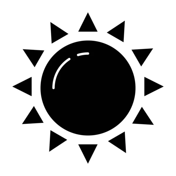 太陽光のアイコンデザイン — ストックベクタ