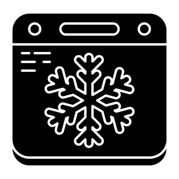 Ikon Design Vintersäsongen — Stock vektor