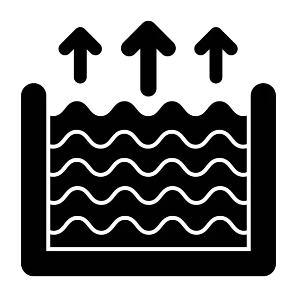 一个独特的高水位设计图标 — 图库矢量图片