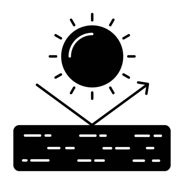 Eine Einzigartige Design Ikone Des Sonnenschutzmittels — Stockvektor