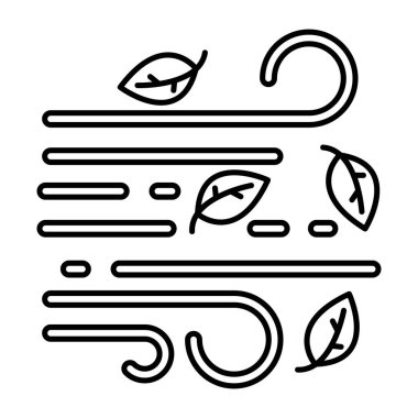 Rüzgar esintisinin simge tasarımı 