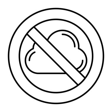 Bulutsuz eşsiz bir tasarım simgesi 