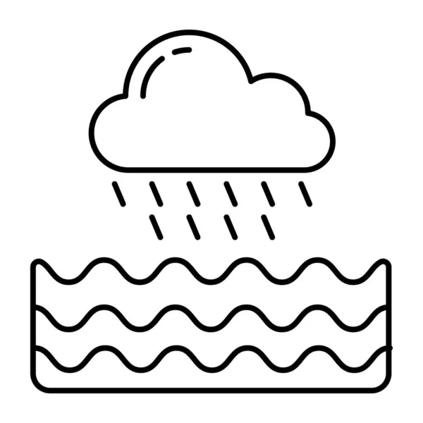 Rainfall Icon Perfect Design —  Vetores de Stock