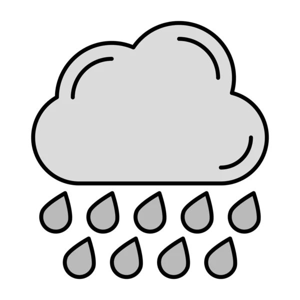 Rainfall Icon Perfect Design — Vettoriale Stock