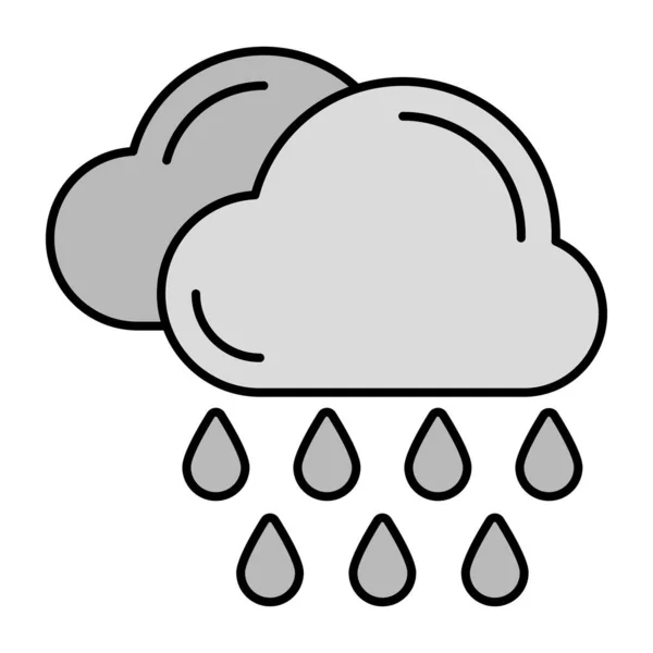 Rainfall Icon Perfect Design — Vettoriale Stock