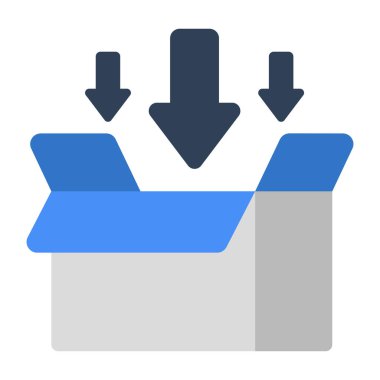 Düzenlenebilir bir ambalaj tasarım simgesi 