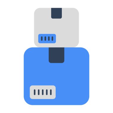 Düzenlenebilir bir karton dizayn simgesi