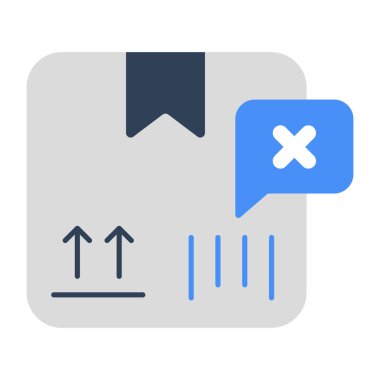 A unique design icon of order cancel