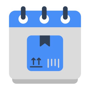 Perfect design icon of parcel schedule