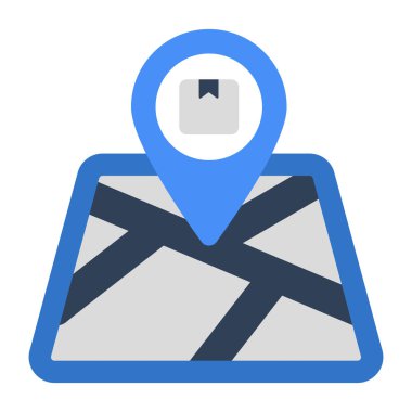 Modern design icon of parcel tracking 