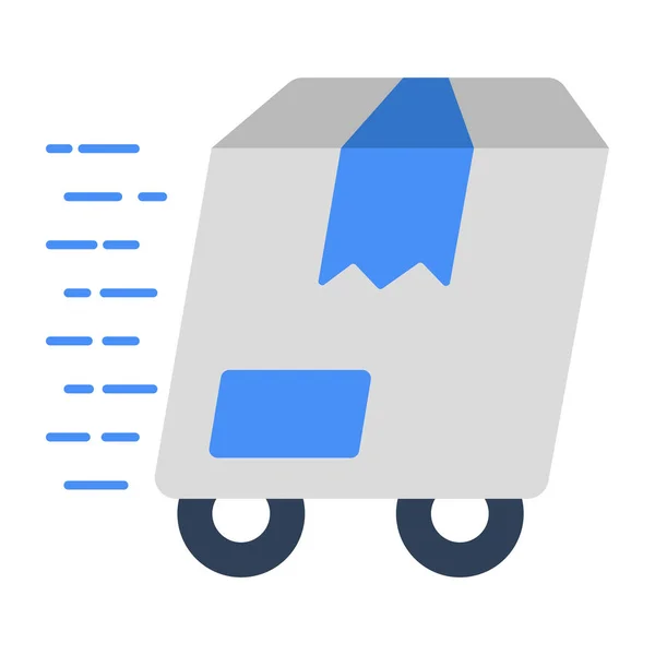 Editable Design Icon Fast Delivery — Stock Vector