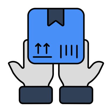 Paket kullanım simgesinin en iyi indirme simgesi 