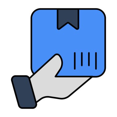 Premium download icon of parcel care