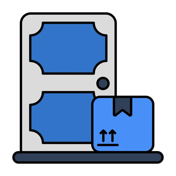 Conceptual Design Icon Door Delivery — Image vectorielle