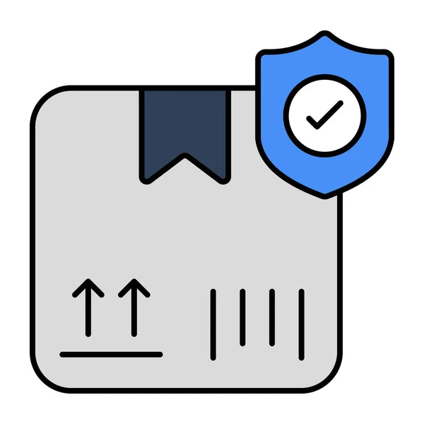 Editable Design Icon Parcel Security — стоковый вектор
