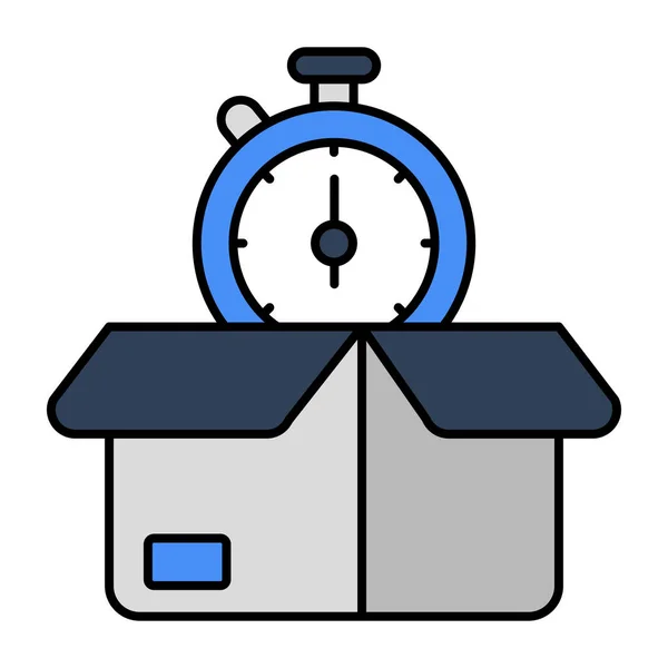 Perfect Design Icon Delivery Time — Archivo Imágenes Vectoriales