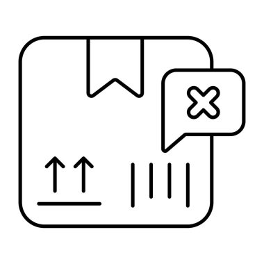 A unique design icon of order cancel