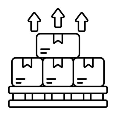 Taşıyıcı bant simgesi, düzenlenebilir vektör