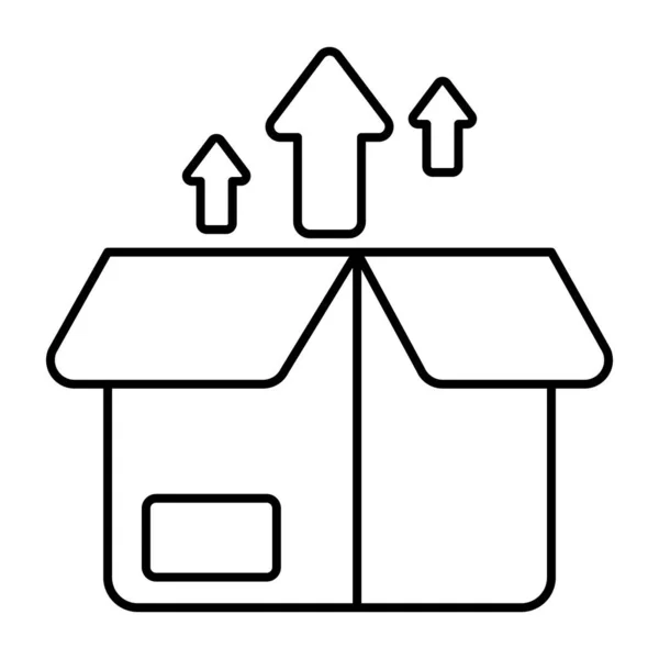 Icono Diseño Editable Para Desempaquetar — Vector de stock