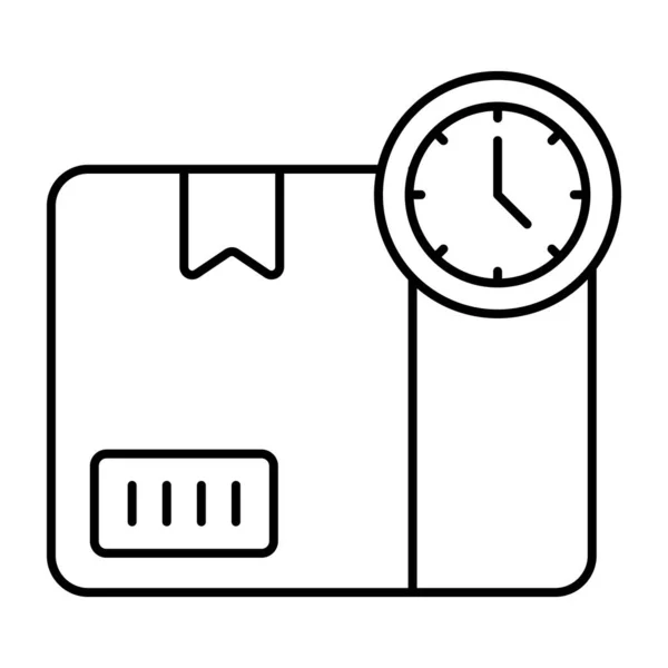 Perfect Design Icon Delivery Time — Stockvektor