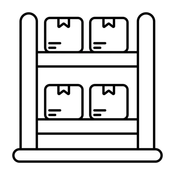 Icono Diseño Perfecto Lista Logística — Vector de stock