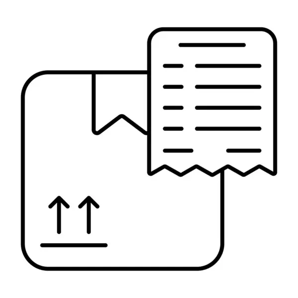 Unique Design Icon Invoice — Vector de stock