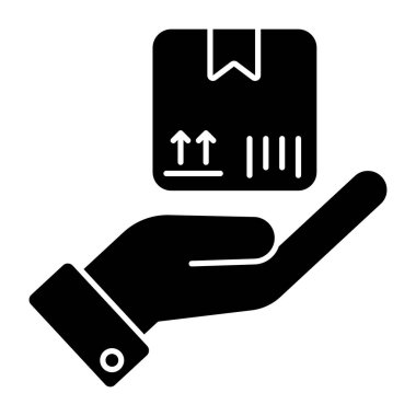 Premium download icon of parcel care