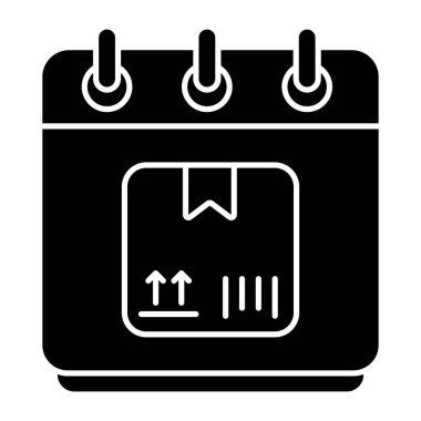 Perfect design icon of parcel schedule