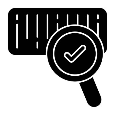 An icon design of barcode tracking