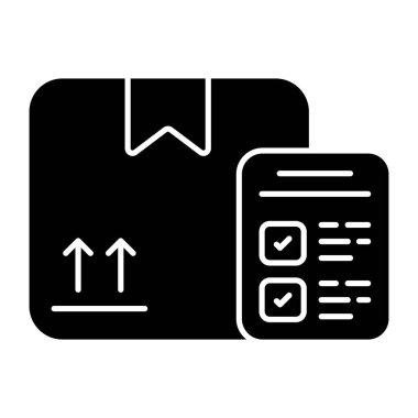 Lojistik listesinin mükemmel tasarım simgesi