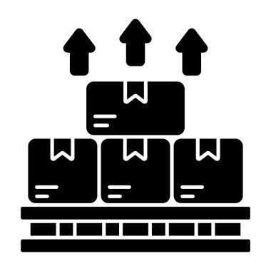 Taşıyıcı bant simgesi, düzenlenebilir vektör