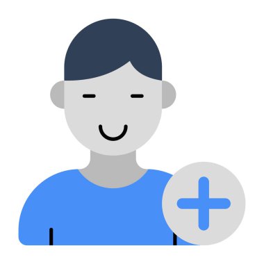 Arkadaş eklemek için eşsiz bir tasarım simgesi 