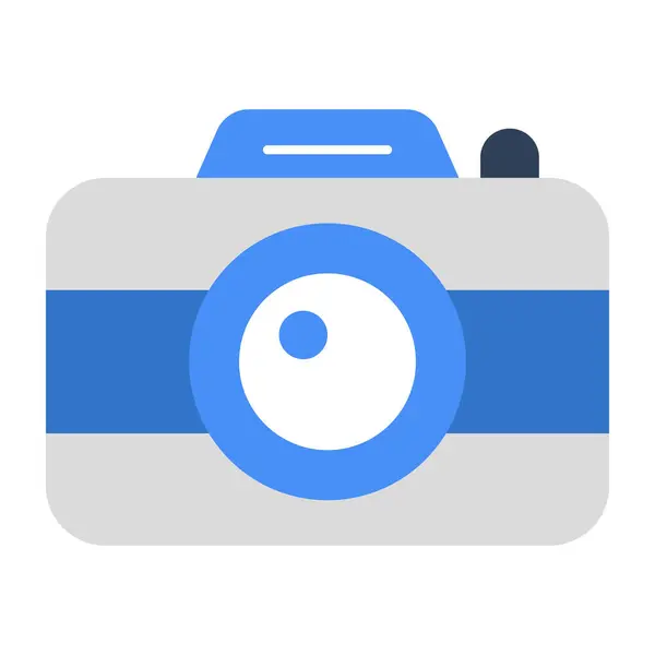 Une Icône Design Unique Caméra — Image vectorielle