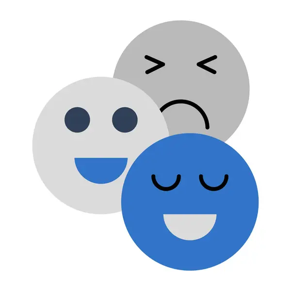 Une Icône Design Créatif Des Emojis — Image vectorielle