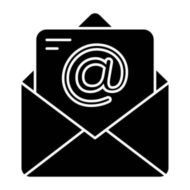 A unique design icon of email 