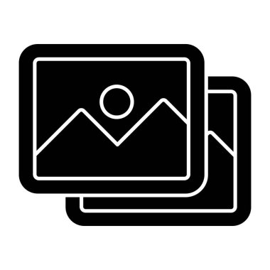 Fotoğraf simgesi, düzenlenebilir vektör 