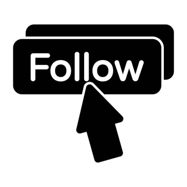 Bir takip tasarımı simgesi 