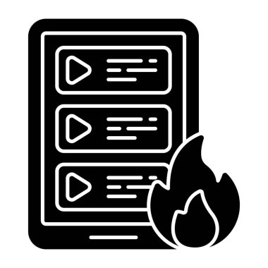 Mobil videoların bir simge tasarımı