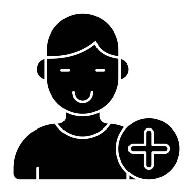 Arkadaş eklemek için eşsiz bir tasarım simgesi 