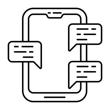 Gezici sohbetin son moda vektör tasarımı 