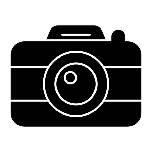 Unikalna Ikona Aparatu Fotograficznego — Wektor stockowy