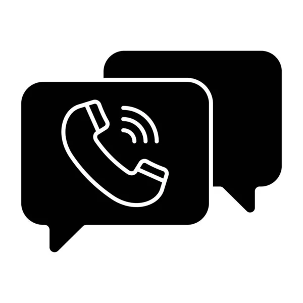 Een Trendy Design Icoon Van Voice Call — Stockvector