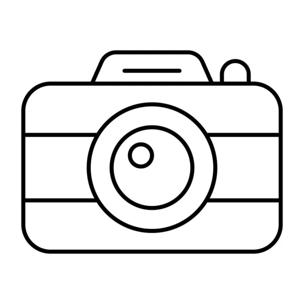 Unikalna Ikona Aparatu Fotograficznego — Wektor stockowy