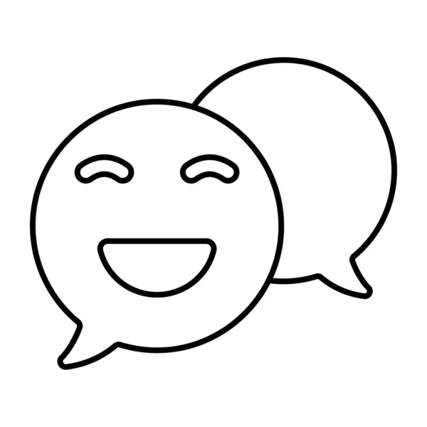 Ένα Δημιουργικό Σχεδιαστικό Εικονίδιο Του Emoji — Διανυσματικό Αρχείο