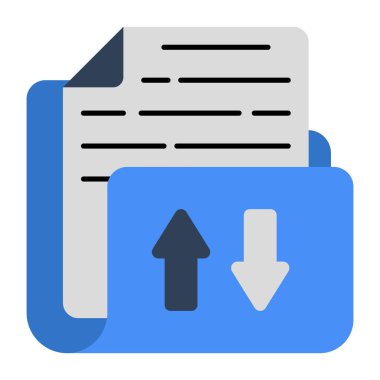 Dizin aktarımının premium tasarım simgesi 