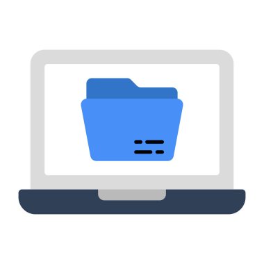 Düz dizaynlı çevrimiçi dizin simgesi beyaz arkaplanda izole edildi 