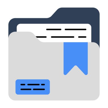 Belge dosyasıyla şerit, yer imi dizininin simgesi 