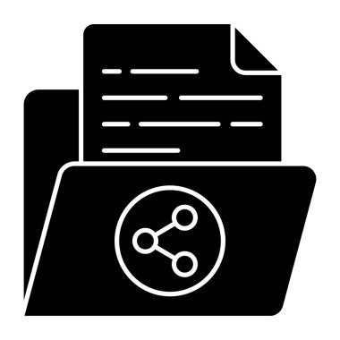 Paylaşım dizininin premimium indirme simgesi 