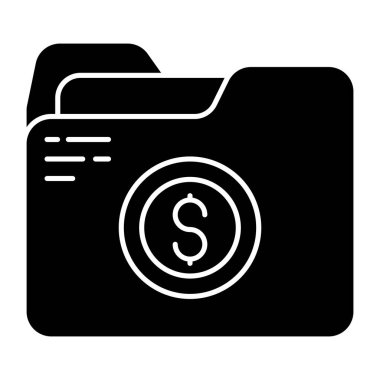 Finansal dizin simgesi beyaz arkaplanda izole edildi 