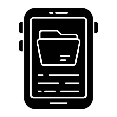 Mobil dizinin premimium indirme simgesi 